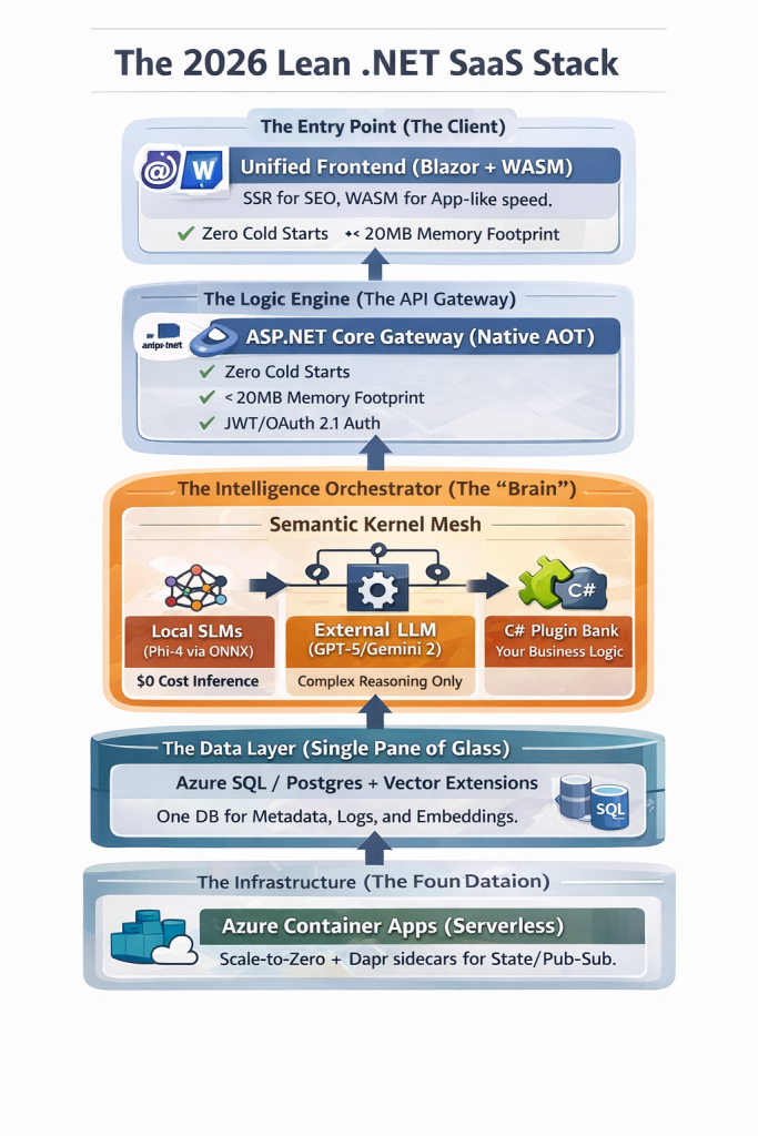 The 2026 Lean .NET SaaS Stack