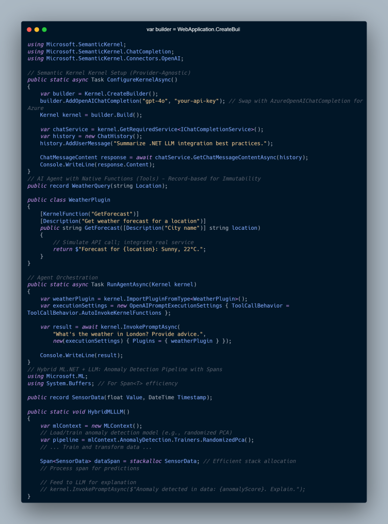 LLM Integration in .NET